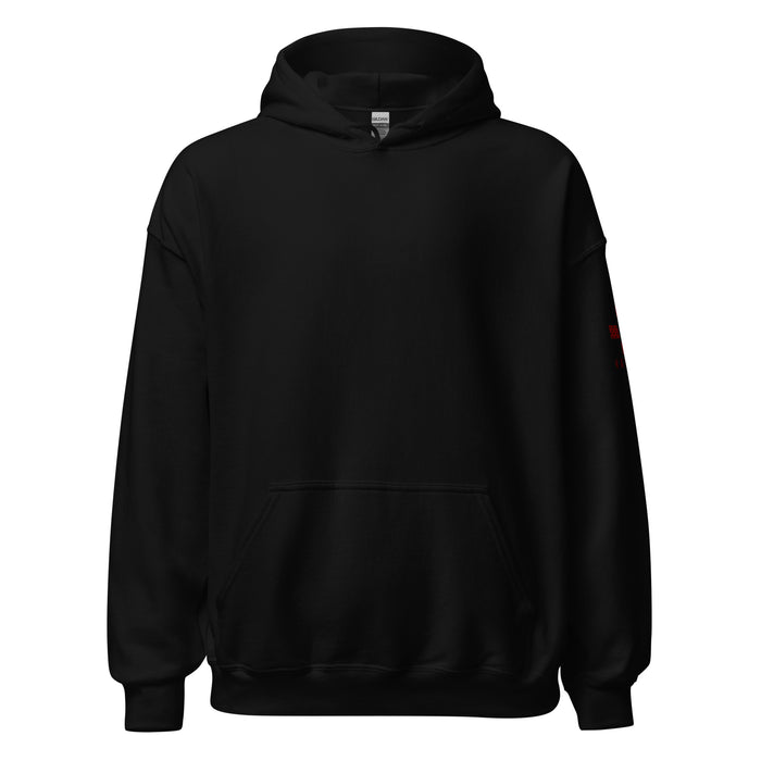 Red Carbon Onyx American Flag Hoodie