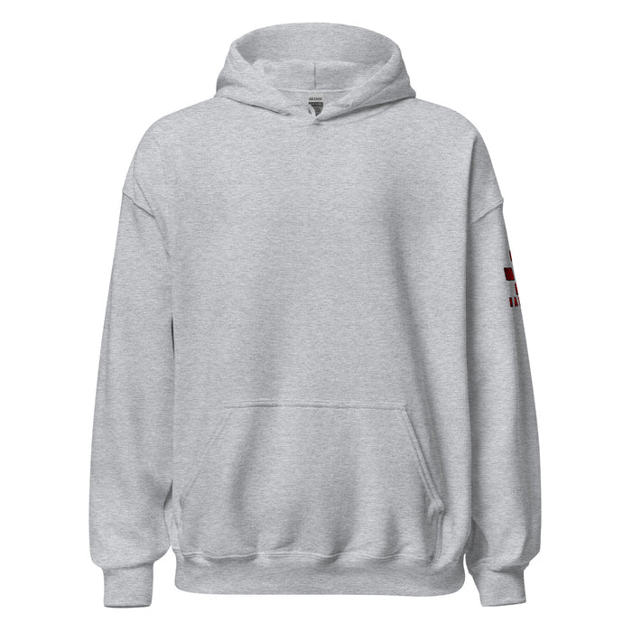 Red Carbon Onyx American Flag Hoodie