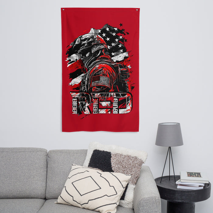 R.E.D. Wall Flag