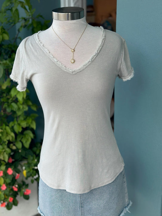 Italian Cotton tee shirt Top Front