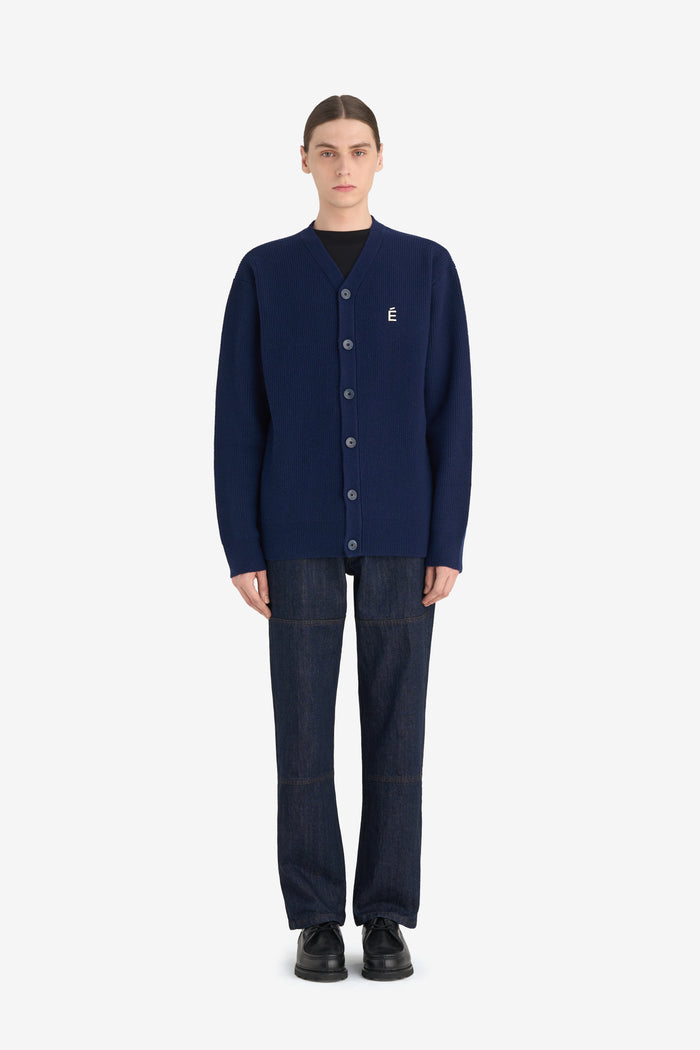 ETUDES STUDIO REGULAR CARDIGAN É T4 / NAVY