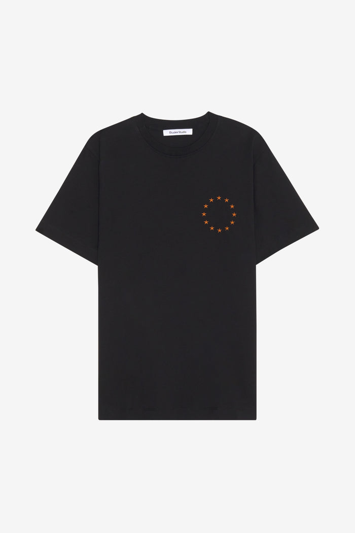 REGULAR T-SHIRT EUROPA XXS / BLACK