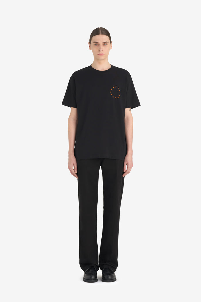 REGULAR T-SHIRT EUROPA XXS / BLACK