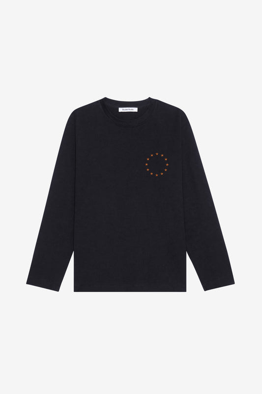 REGULAR T-SHIRT LONG SHIRT EUROPA XXS / BLACK