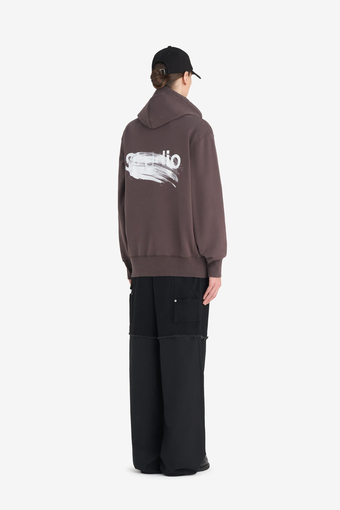 RELAX HOODIE SMUDGED XXS / SHALE
