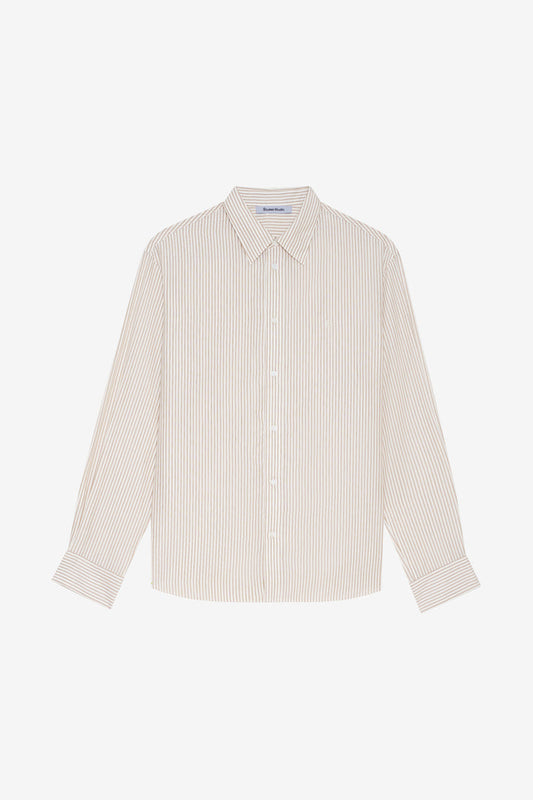 RELAX SHIRT E STRIPED 42 / OFF WHITE