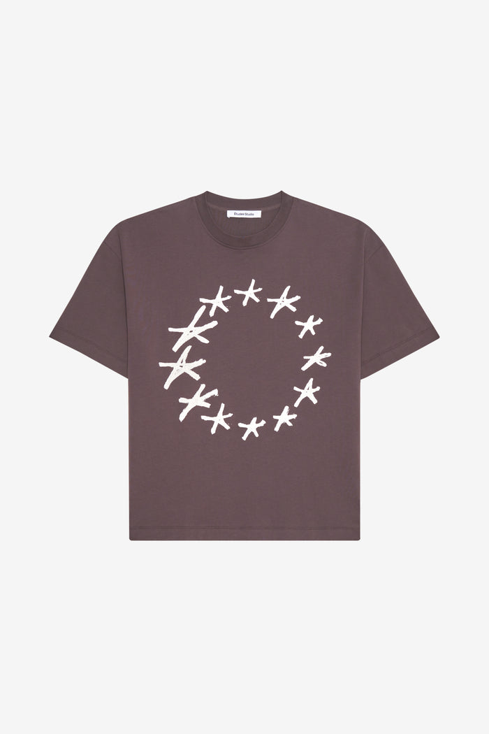 RELAX T-SHIRT STARS XXS / SHALE