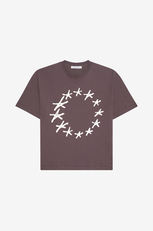 RELAX T-SHIRT STARS XXS / SHALE