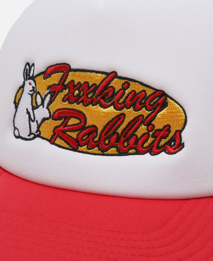 Retro Logo Mesh Cap (Red)