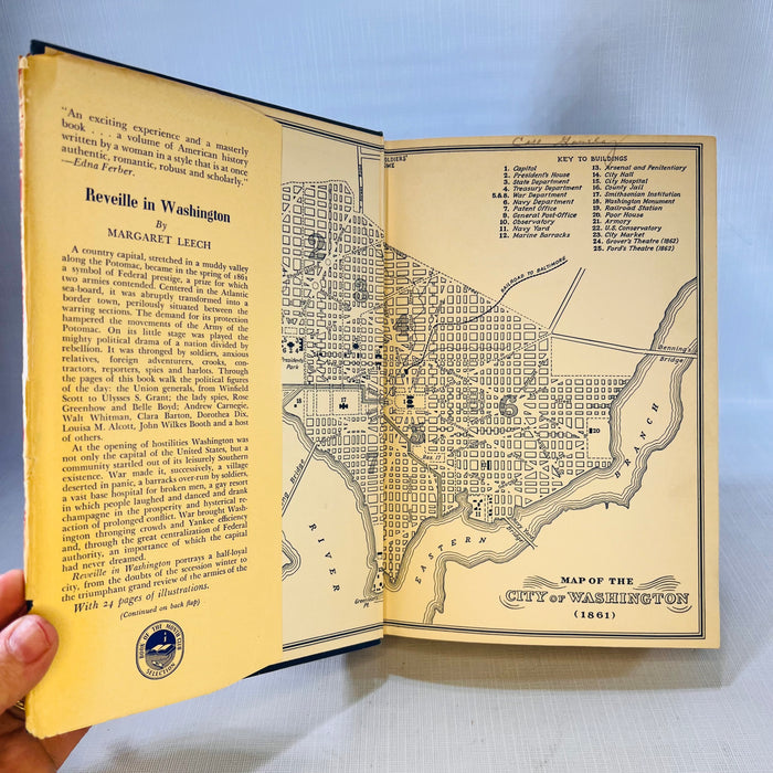 Reveille in Washington 1860-1865 Margaret Leech 1941 Harper & Brothers Publications