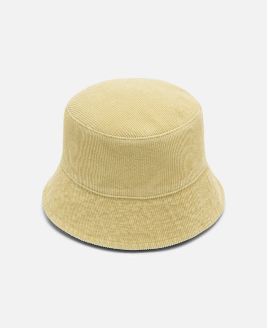 Reversible Corduroy Bucket Hat (Beige)