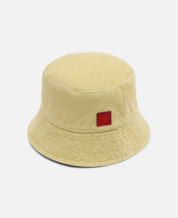 Reversible Corduroy Bucket Hat (Beige)