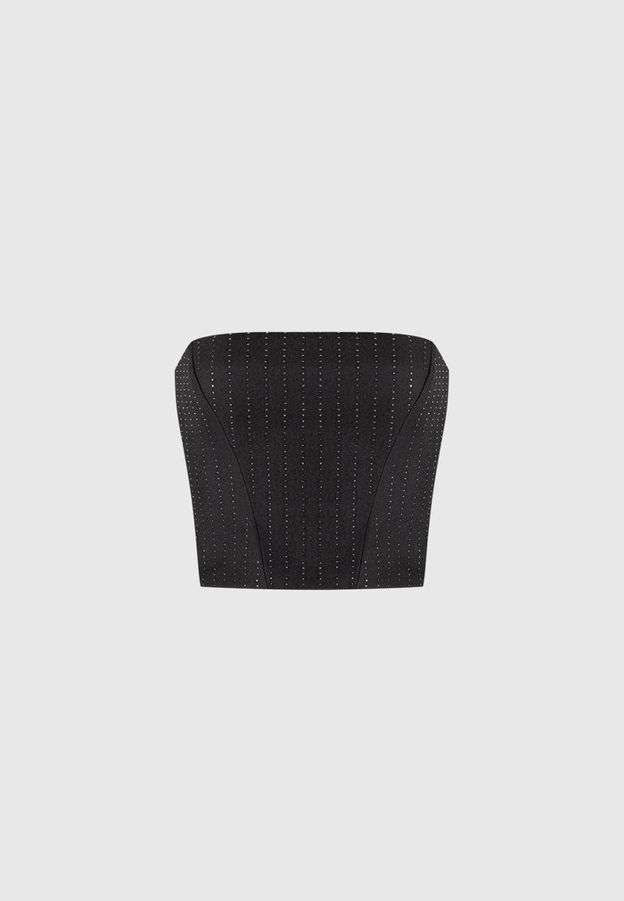rhinestone-tailored-bandeau-corset-top-black