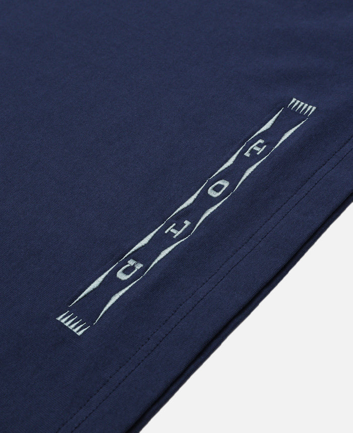 Ribbon Badge T-Shirt (Navy)