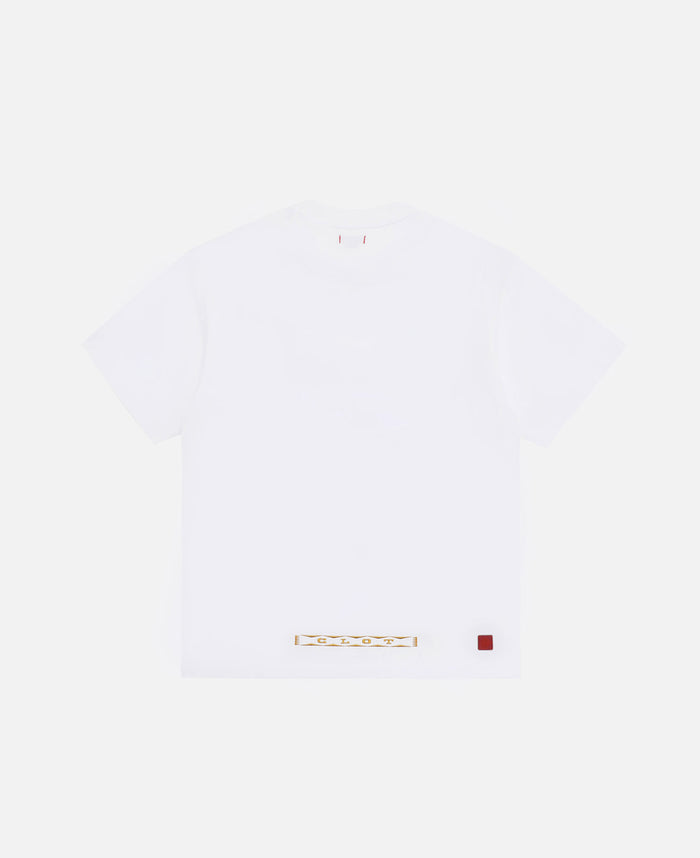 Ribbon Badge T-Shirt (White)