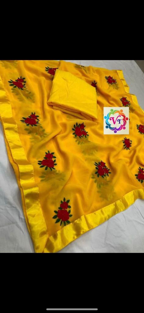 Rose Designer Saree