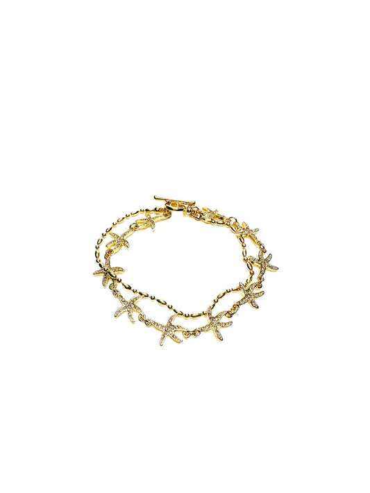 Gold Starfish Bracelet