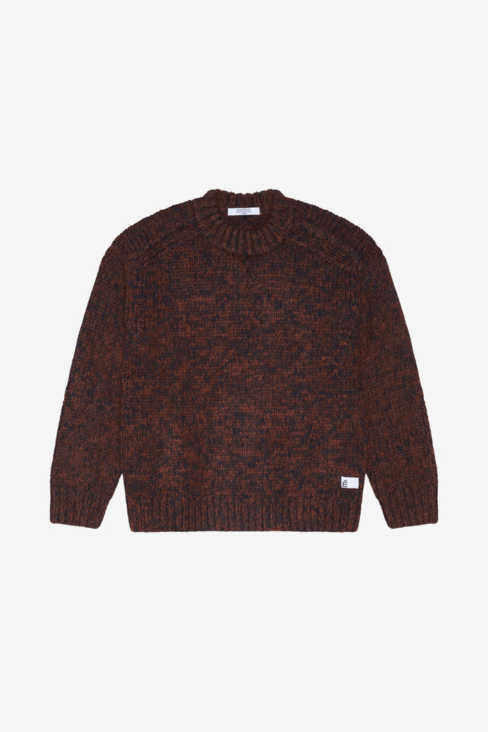 ETUDES STUDIO ROUND NECK MARLED RUST 1