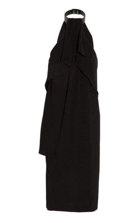 McQ - Alexander McQueen Ruffled Halterneck Crepe Dress - Runway Catalog