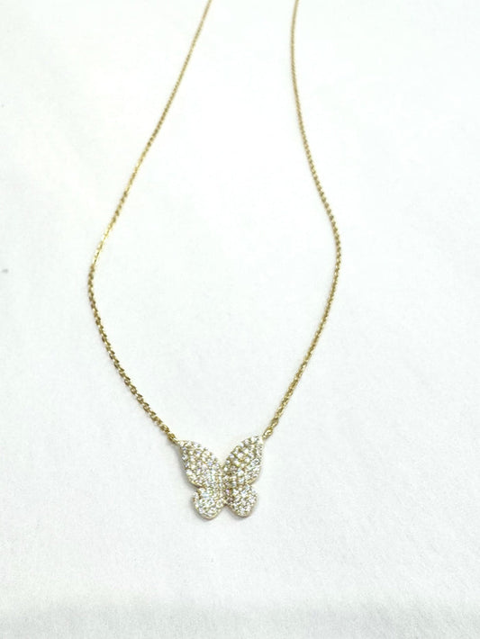 Sally Gold Sterling Necklace