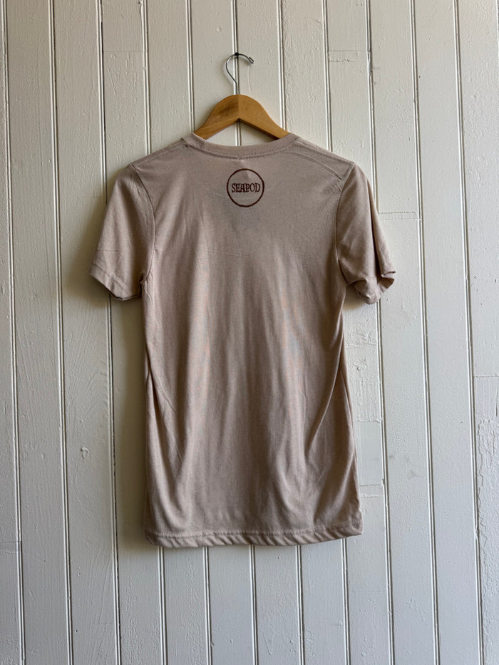 Salmon Moon Tee in Tan
