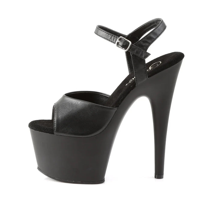 Sandalia Pleaser Adore ADO709/BPU/M - Negro - Mate 24/48 HRS - VIVE POLE