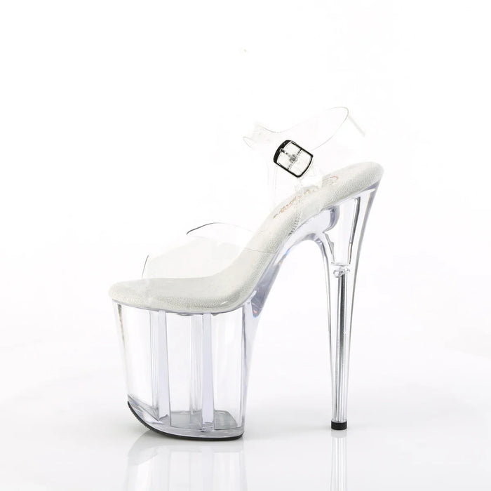 Sandalia Pleaser FLAMINGO-808 transparente | Tacón 20cm | España | 24/48 Hrs