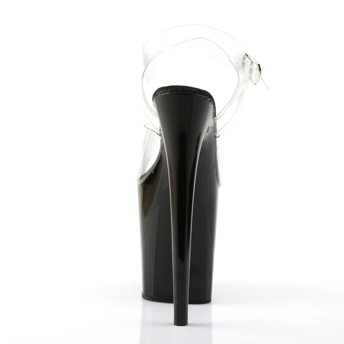 Sandalia Pole Dance PLEASER FLAMINGO-808 Negro 24/48 HRS