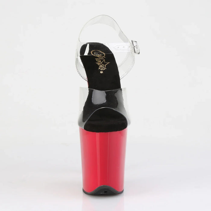 Sandalia Pole Dance PLEASER FLAMINGO-808 Rojo 24/48 HRS