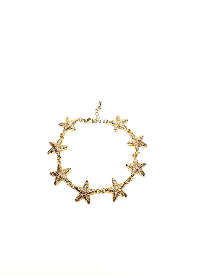 Gold Starfish Bracelet