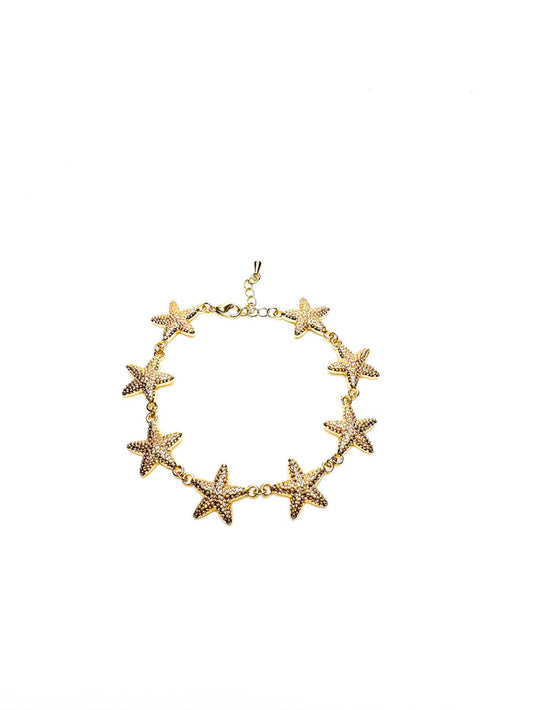 Gold Starfish Bracelet