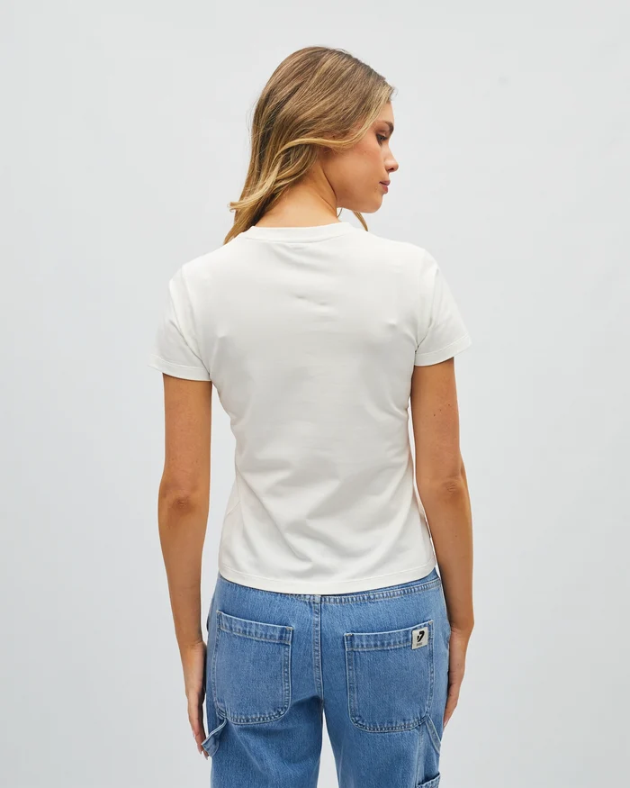 Selena Tee Dove White