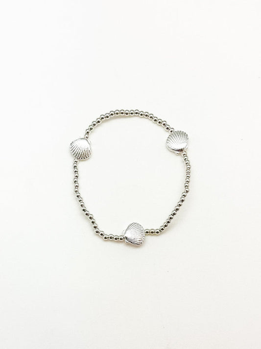 Silver Seashell Bracelet