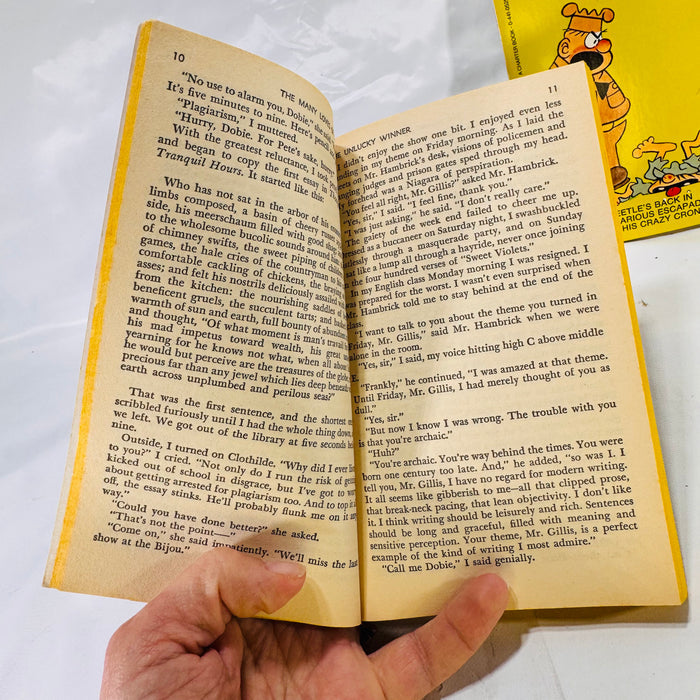Shape Up or Ship Out by Mort Walker (1985) & The Many Loves of Dobie Gillis by Max Shulman (1951), Paperback Bundle