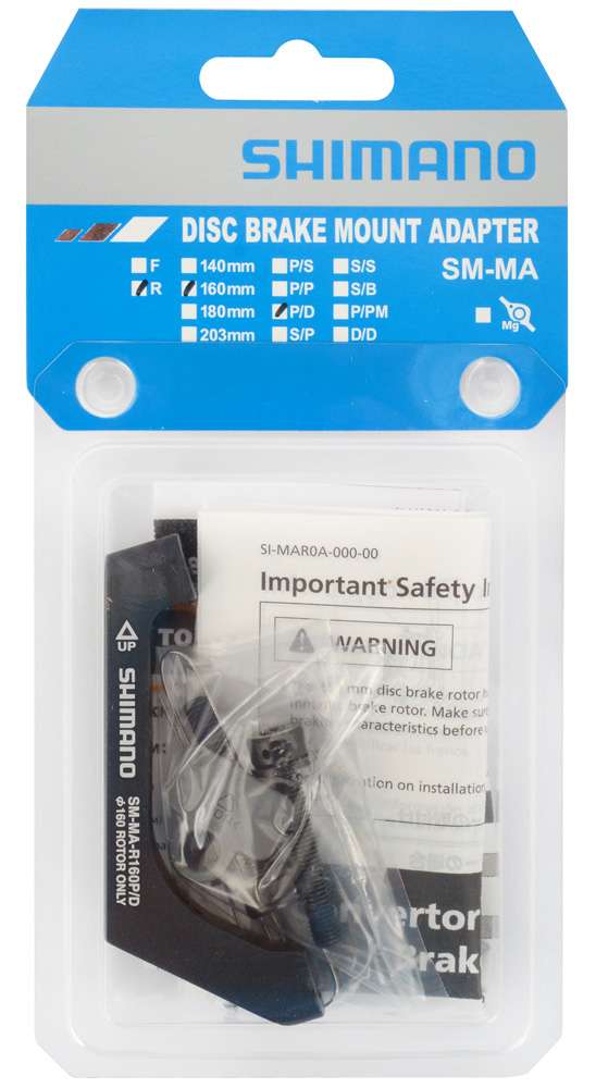 Shimano Disc Brake Adapter Mount SM-MA P/D 160mm Rear