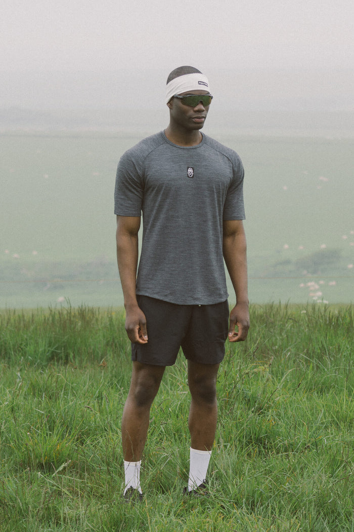 Short Sleeve Running Tee | Graphite