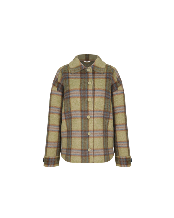SIAN JACKET GREEN CHECK