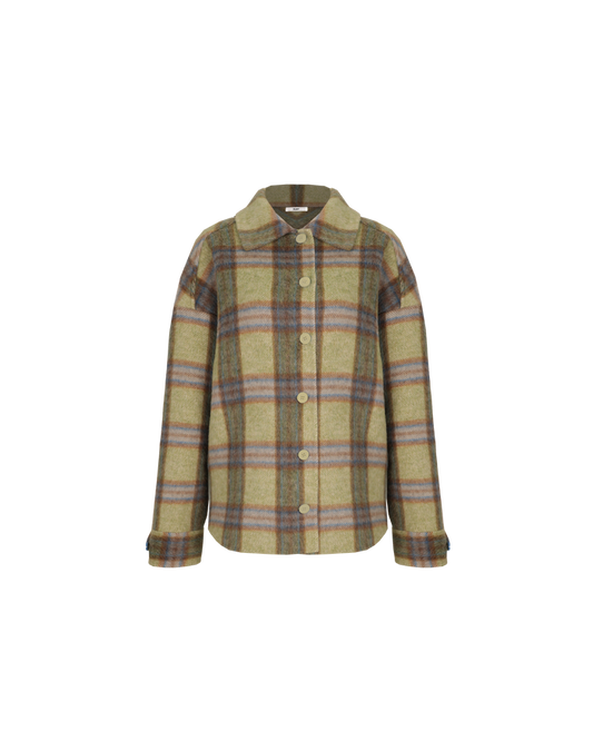SIAN JACKET GREEN CHECK
