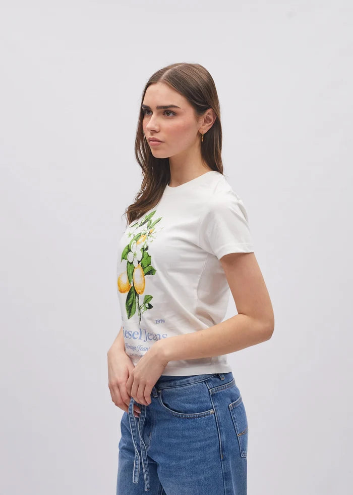 Sigourney Tee Dove White