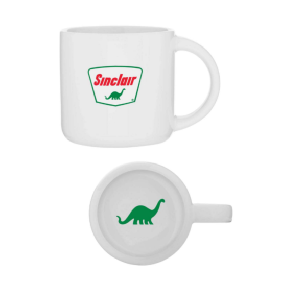 Sinclair 14 OZ White Ceramic Mug