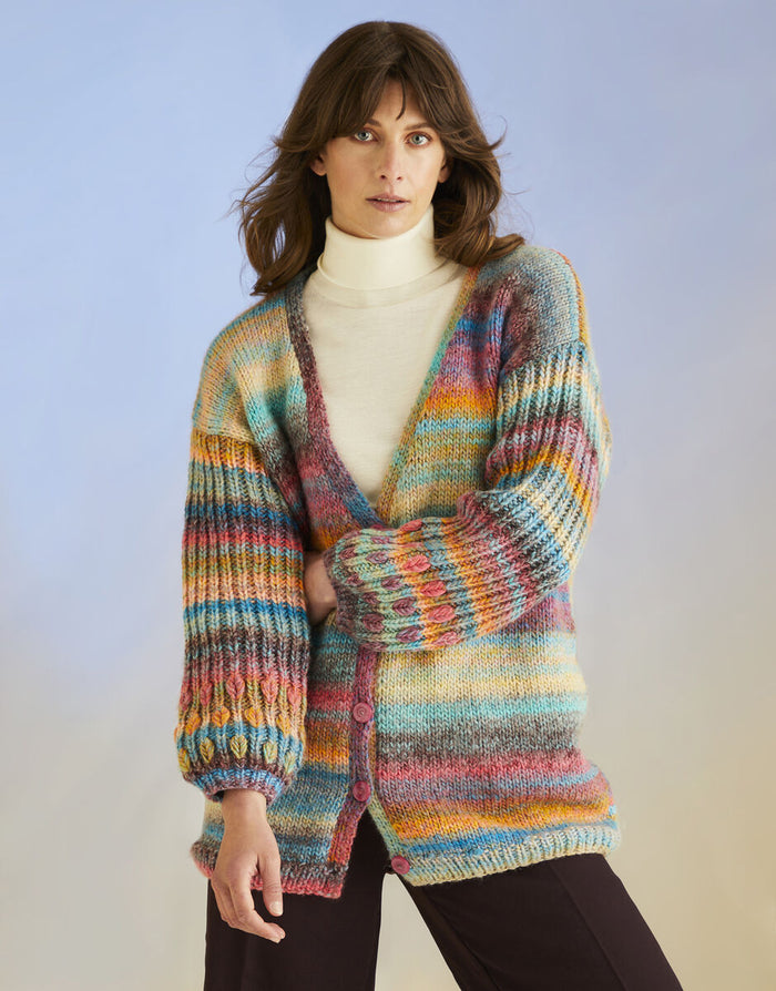 Sirdar Pattern 10705 Coral Sleeves Cardigan
