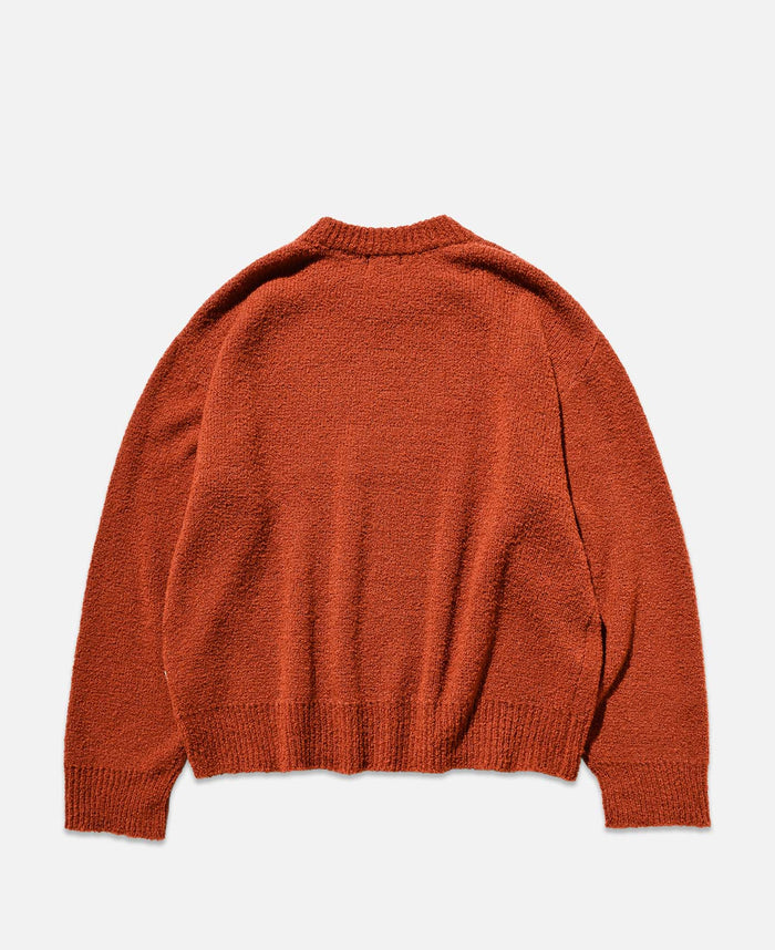 Slub Pile Knit Pullover (Brown)