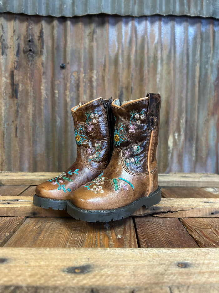 Smoky Mountain Floralie Toddler Western Boot