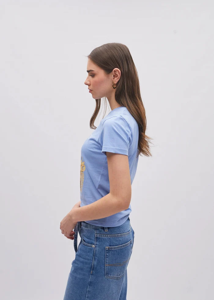 Solange Tee Blue Daisy