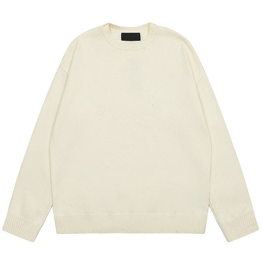 Fear of god Solid color fish mouth round neck Sweaters