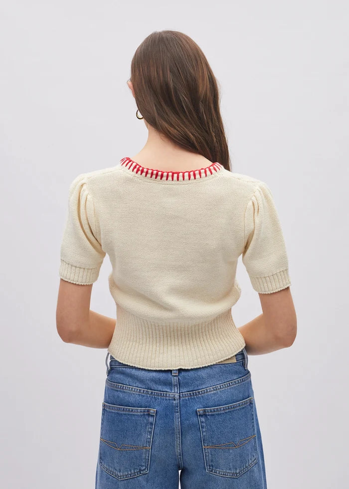 Sophie Knit Dove White