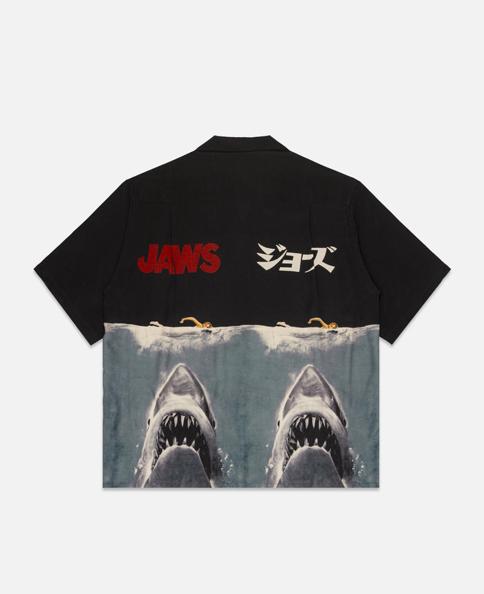 S/S Jaws Hawaiian Shirt (Black)