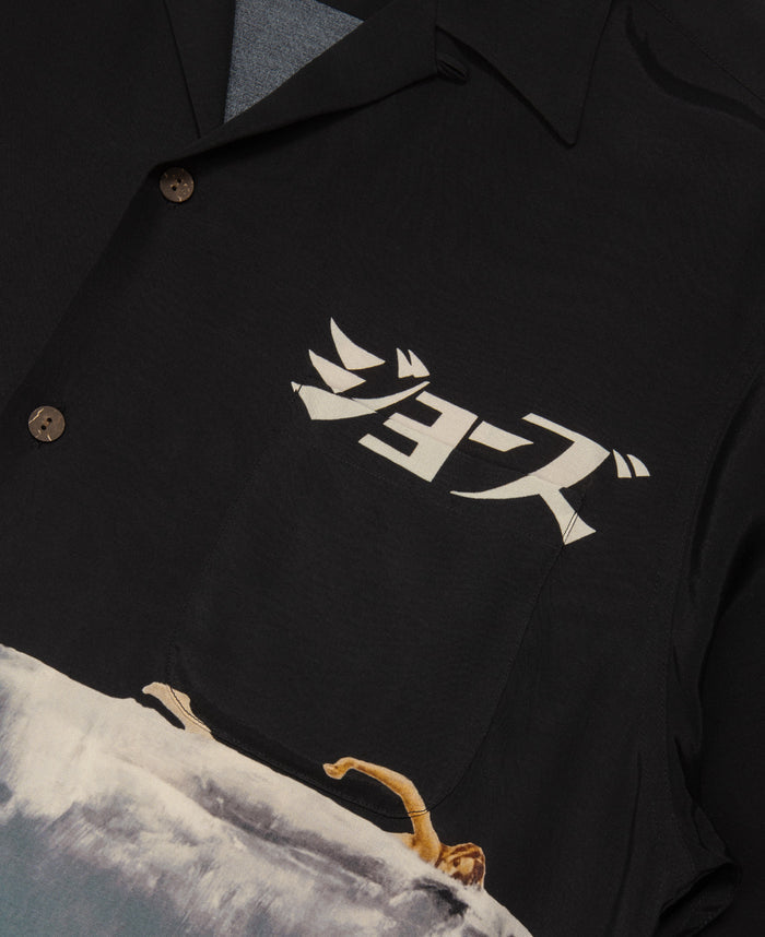 S/S Jaws Hawaiian Shirt (Black)