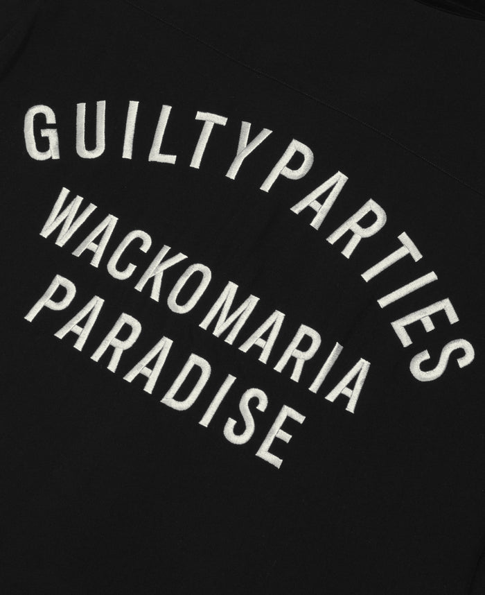 S/S Switching Shirt  (Black)