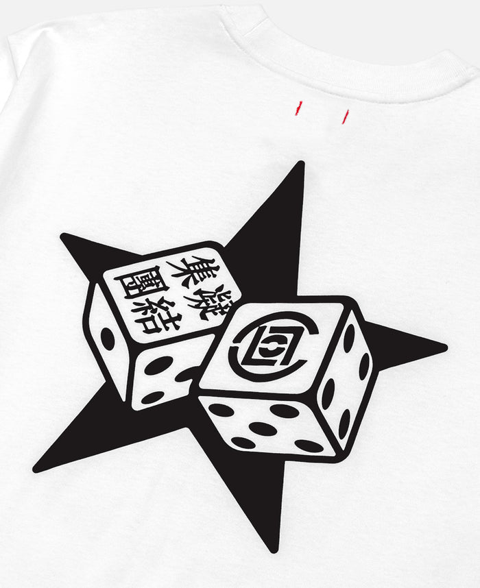 Star Print "Every Choice Is Wrong" T-Shirt (White)